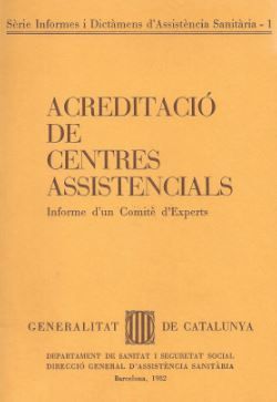Acreditació de centres assistencials, de AA.VV. | portada del libro