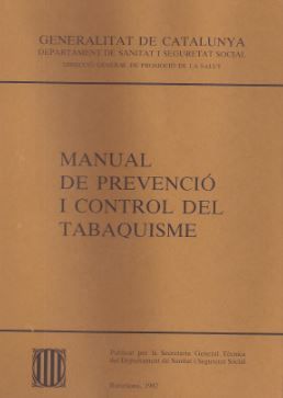 Manual de prevenció i control del tabaquisme, de AA.VV. | portada del libro