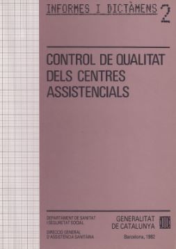 Control de qualitat dels Centres Assistencials, de AA.VV. | portada del libro