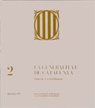 Generalitat de Catalunya: or¡gens i restabliment/La, de AA.VV. | portada del libro