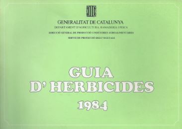 Guia d'herbicides 1984, de AA.VV. | portada del libro