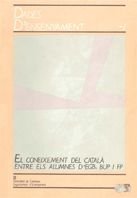 coneixement del català entre els alumnes d'EGB, de AA.VV. | portada del libro