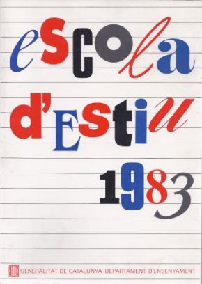 Escola d'Estiu 1983, de AA.VV. | portada del libro