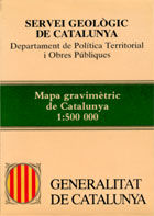 Mapa gravimètric de Catalunya 1:500.000, de AA.VV. | portada del libro