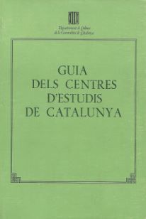 Guia dels Centres d'Estudis de Catalunya, de AA.VV. | portada del libro