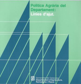Pol¡tica agrària del departament. L¡nies d'ajut, de AA.VV. | portada del libro