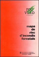 Mapa de risc d'incendis forestals: foc verd, de AA.VV. | portada del libro