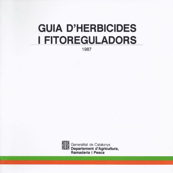Guia d'herbicides i fitoreguladors, de AA.VV. | portada del libro