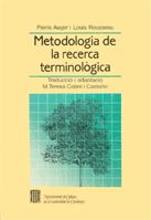 Metodologia de la recerca terminològica, de AUGER , PIERRE | portada del libro