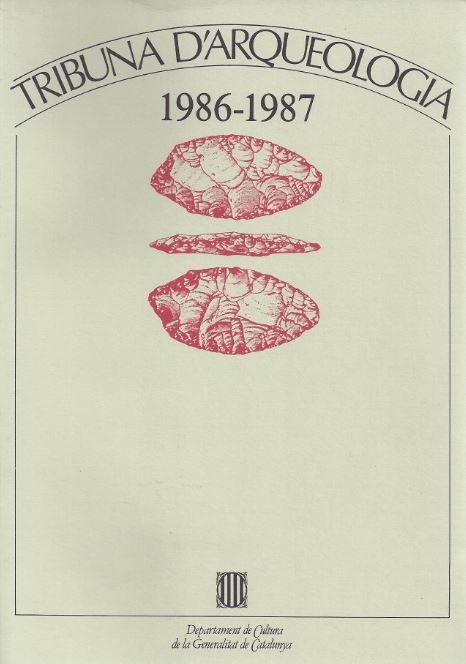 Tribuna d'arqueologia 1986-1987, de AA.VV. | portada del libro