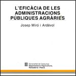 eficàcia de les administracions públiques agràries/L', de MIRO I ARDÔVOL , JOSEP | portada del libro