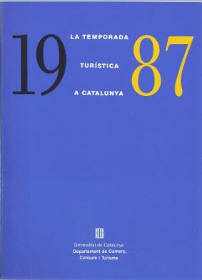 temporada tur¡stica a Catalunya 1987/La, de AA.VV. | portada del libro