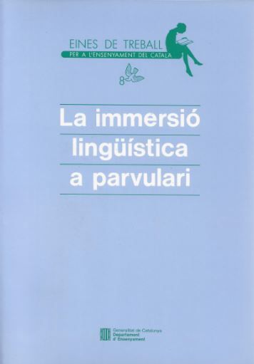 immersió lingü¡stica al parvulari: reflexió i aportació didàctica/La, de AA.VV. | portada del libro