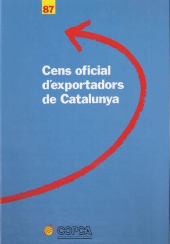 Cens oficial d'exportadors de Catalunya: 1987, de AA.VV. | portada del libro