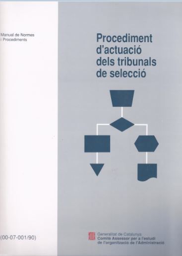 Procediment d'actuació dels tribunals de selecció, de AA.VV. | portada del libro