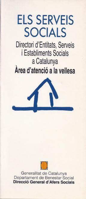 serveis socials. Directori de serveis i establiments per a la vellesa. Registre d'entitats, de AA.VV. | portada del libro