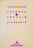 Jornades sobre llengua i creació literària/Primeres, de AA.VV. | portada del libro