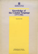 Knowledge of the Catalan language (1975-1986), de HALL , JACQUELINE | portada del libro