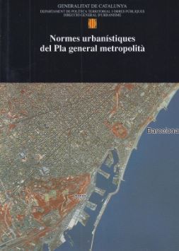 Normes urban¡stiques del Pla general metropolità, de AA.VV. | portada del libro