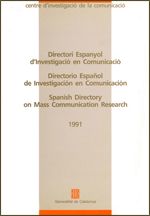 Directori espanyol d'investigació en comunicació 1991, de AA.VV. | portada del libro