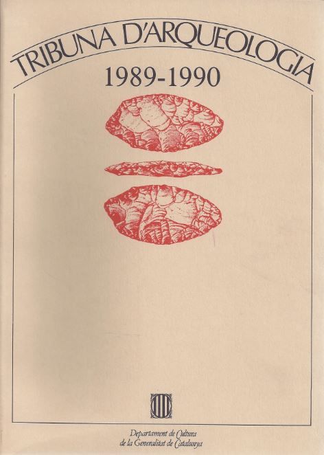 Tribuna d'arqueologia 1989-1990, de AA.VV. | portada del libro