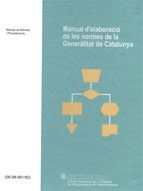 Manual d'elaboració de les normes de la Generalitat, de AA.VV. | portada del libro