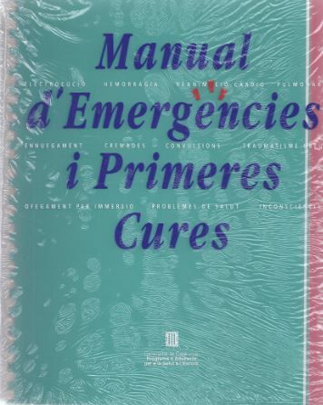 Manual d'emergències i primeres cures, de AA.VV. | portada del libro