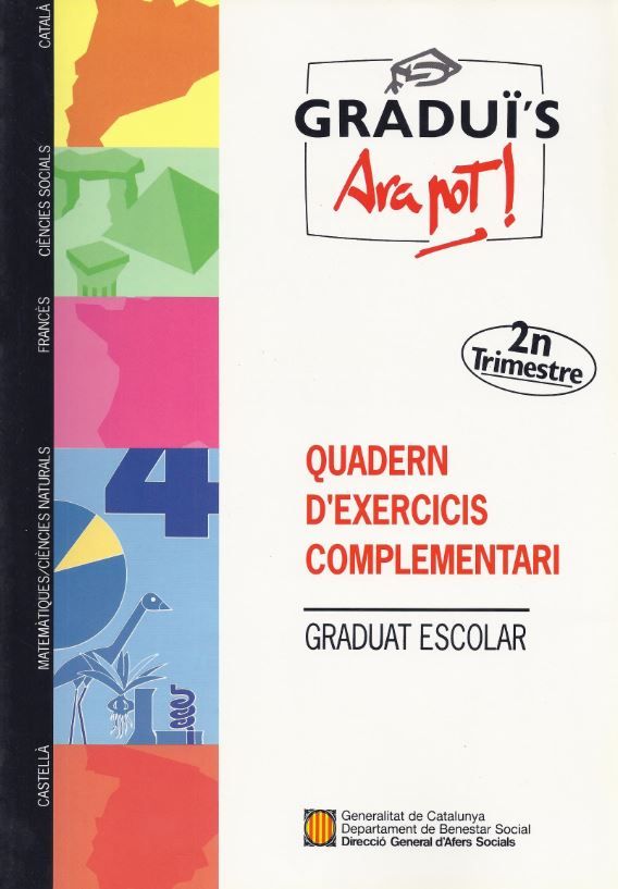 Graduï's. Ara pot! Quadern d'exercicis complementari del segon trimestre, de AA.VV. | portada del libro