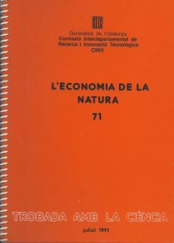 economia de la natura. Mass¡s del Montseny/L', de CASTELL , C. | portada del libro