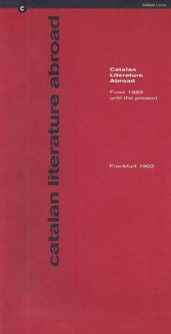 Catalan literature abroad. From 1989 until the present, de AA.VV. | portada del libro