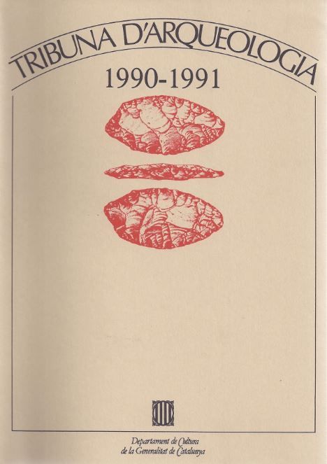 Tribuna d'arqueologia 1990-1991, de AA.VV. | portada del libro
