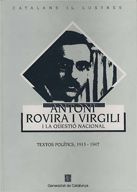 ANTONI ROVIRA I VIRGILI I QUESTIO NACIONAL, de ROVIRA I VIRGILI, A. | portada del libro