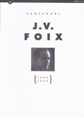Centenari J.V. Foix (1893-1993), de AA.VV. | portada del libro