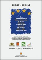 Conferència Social "4 Regions Motors per Europa": llibre resum/Segona, de AA.VV. | portada del libro
