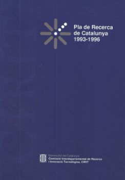 Pla de recerca de Catalunya 1993-1996. Directrius bàsiques, de AA.VV. | portada del libro