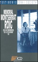 Memorial Montserrat Roig. Cicle de conferències del 9 al 23 de novembre 1992, de AA.VV. | portada del libro