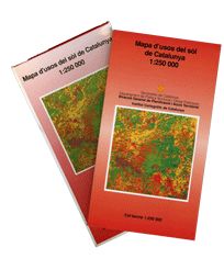 Mapa d'usos del sòl de Catalunya 1:250.000, de AA.VV. | portada del libro