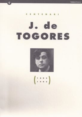 Centenari Josep de Togores (1893-1993), de JARDI , ENRIC | portada del libro