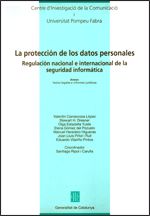 protección de los datos personales. Regulación nacional e internacional de la seguridad informática/, de AA.VV. | portada del
