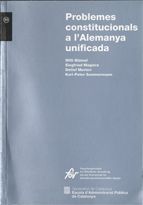 Problemes constitucionals a l'Alemanya unificada, de BLÜMEL , WILLI | portada del libro