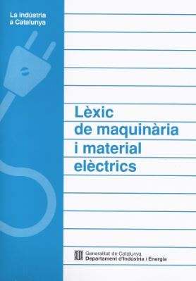 Lèxic de maquinària i material elèctrics, de AA.VV. | portada del libro