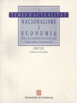 Nacionalisme i economia. Per a la construcció d'un pa¡s, de PUJOL I SOLEY, JORDI | portada del libro