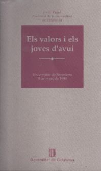 valors i els joves d'avui/Els, de PUJOL I SOLEY, JORDI | portada del libro