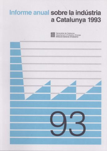 Informe anual sobre la indústria a Catalunya 1993, de SOL· I SOL·, JOAQUIM | portada del libro