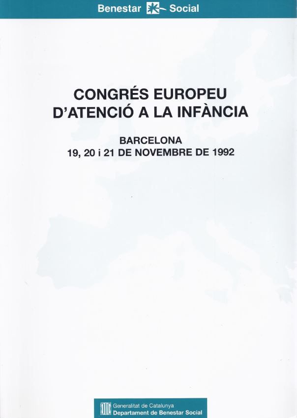 Congrés Europeu d'Atenció a la Infància, de AA.VV. | portada del libro