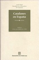 Catalanes en España, de PUJOL I SOLEY, JORDI | portada del libro