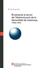 personal al servei de la Generalitat de Catalunya (1986-1993)/El, de FEIJOO REY , M. JOSE | portada del libro