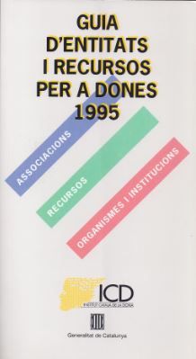 Guia d'entitats i recursos per a dones 1995, de AA.VV. | portada del libro