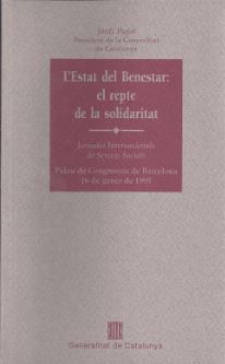 estat del benestar. El repte de la solidaritat/L', de PUJOL I SOLEY, JORDI | portada del libro
