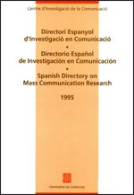 Directori espanyol d'investigació en comunicació 1995, de AA.VV. | portada del libro